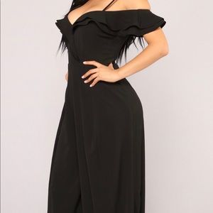 Fashion nova Off shoulder jumpsuit